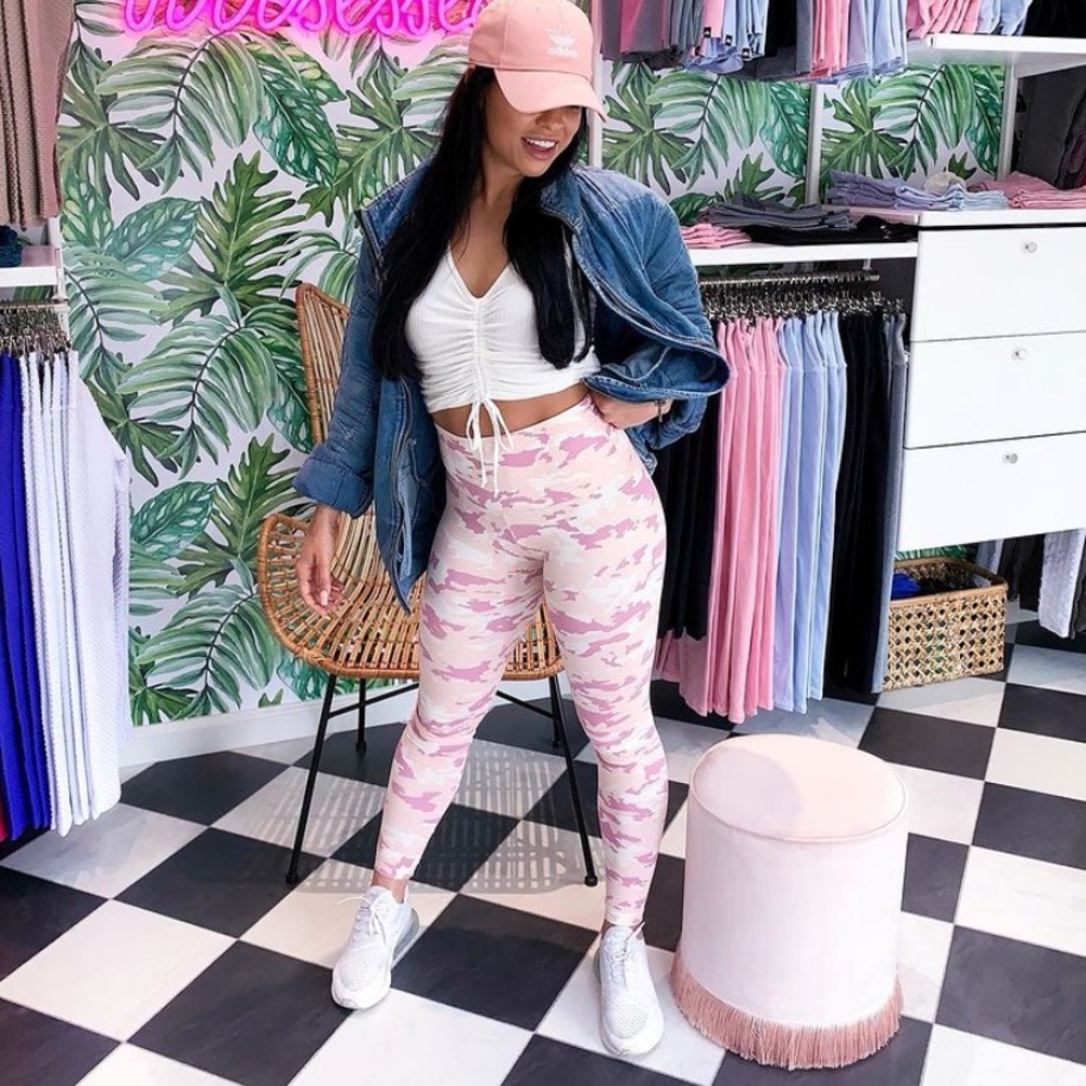 Booty by Brabants pink camo leggings